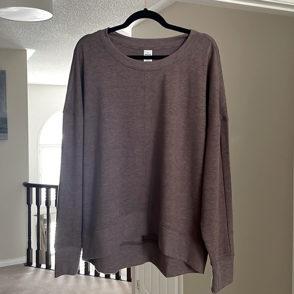 RBX Sunrise French Terry Sweatshirt brown L nwt - Picture 7 of 9